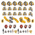 Mejoras y calcomanías de Imperial Fists Primaris