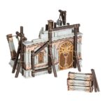 Armazón de casa con cabrestrante