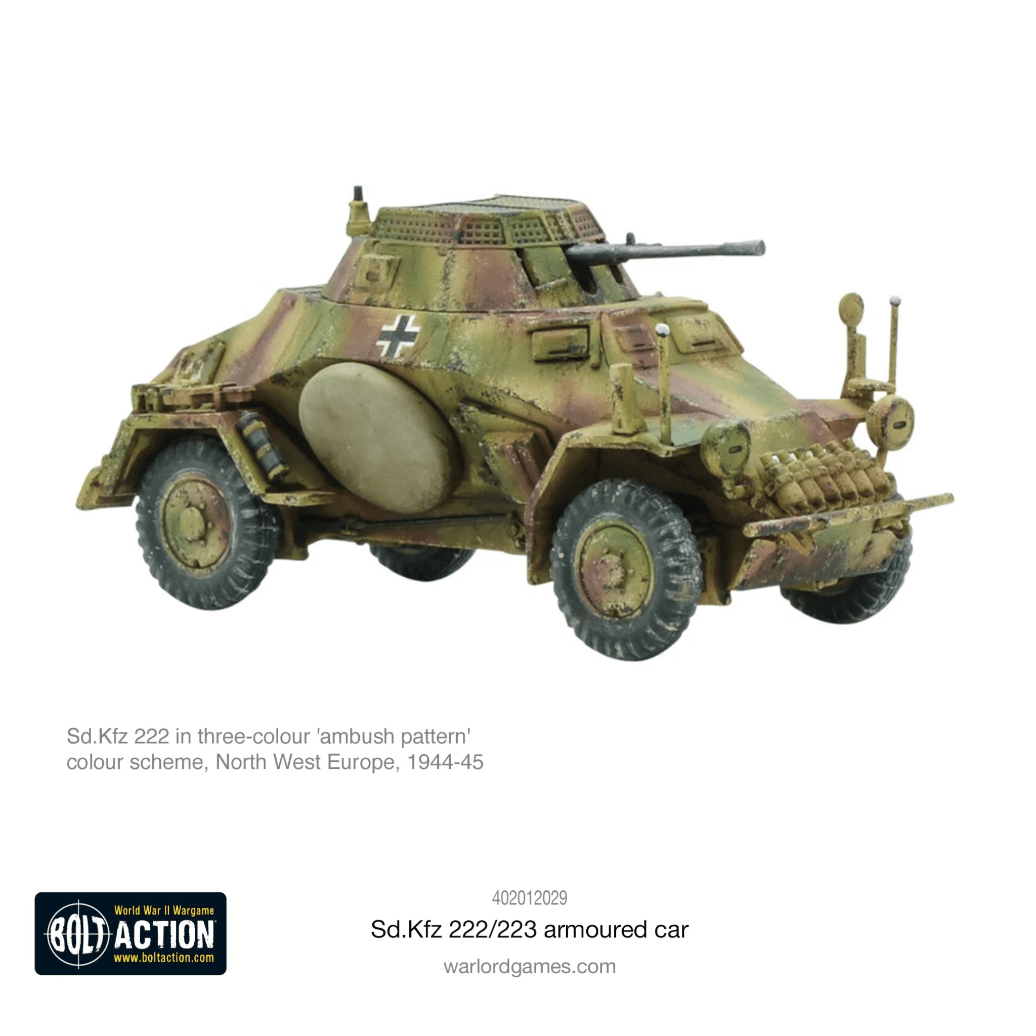 402012029-Sd.Kfz-222-223-armoured-car1.png Sd.Kfz 222/223, vehículo de reconocimiento – Bolt Action - Imagen 1
