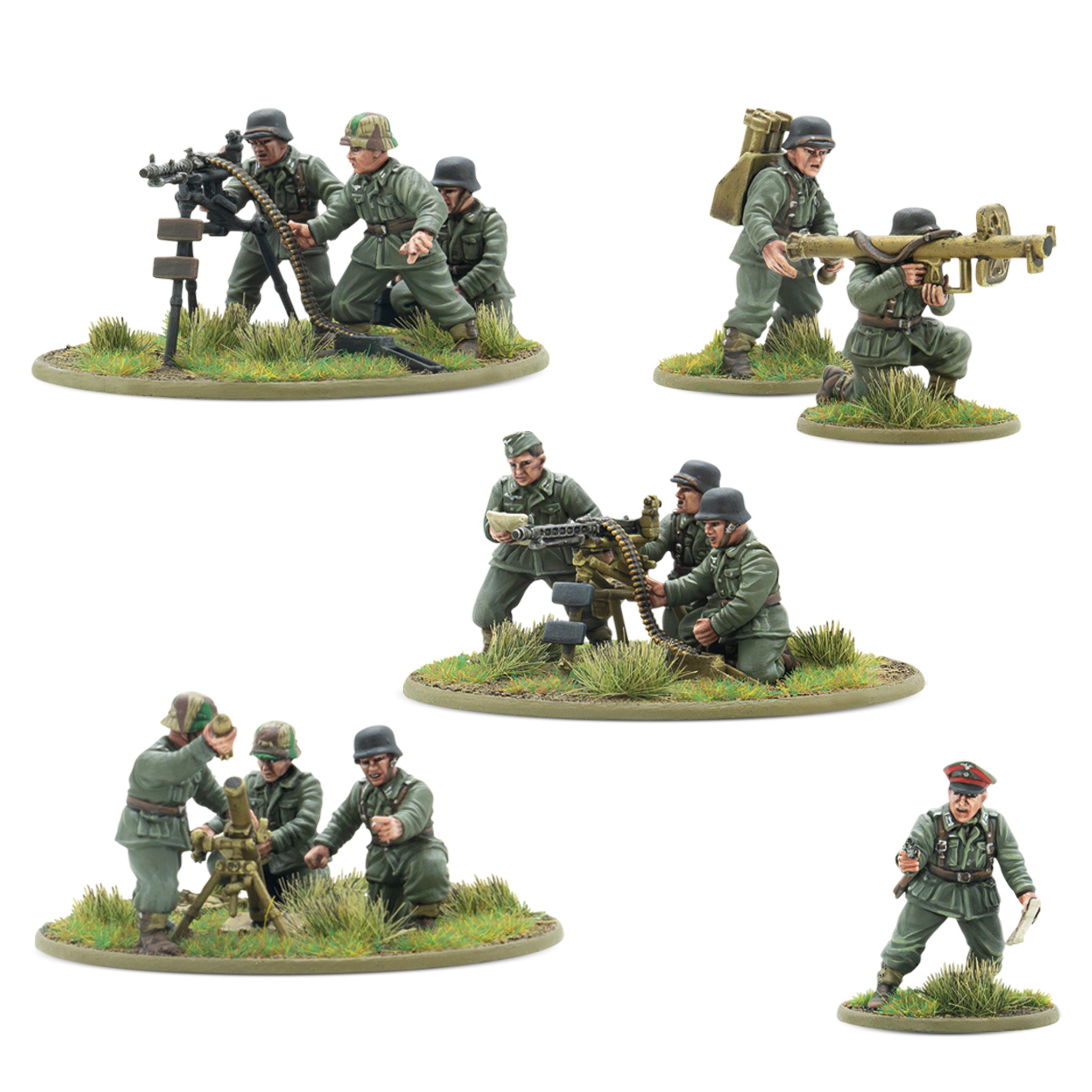 402012058_GermanHeavyweaponsplatoon01.jpg Pelotón alemán de armas pesadas – Bolt Action - Imagen 1
