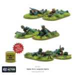 Equipos de armas del ejército italiano – Bolt Action