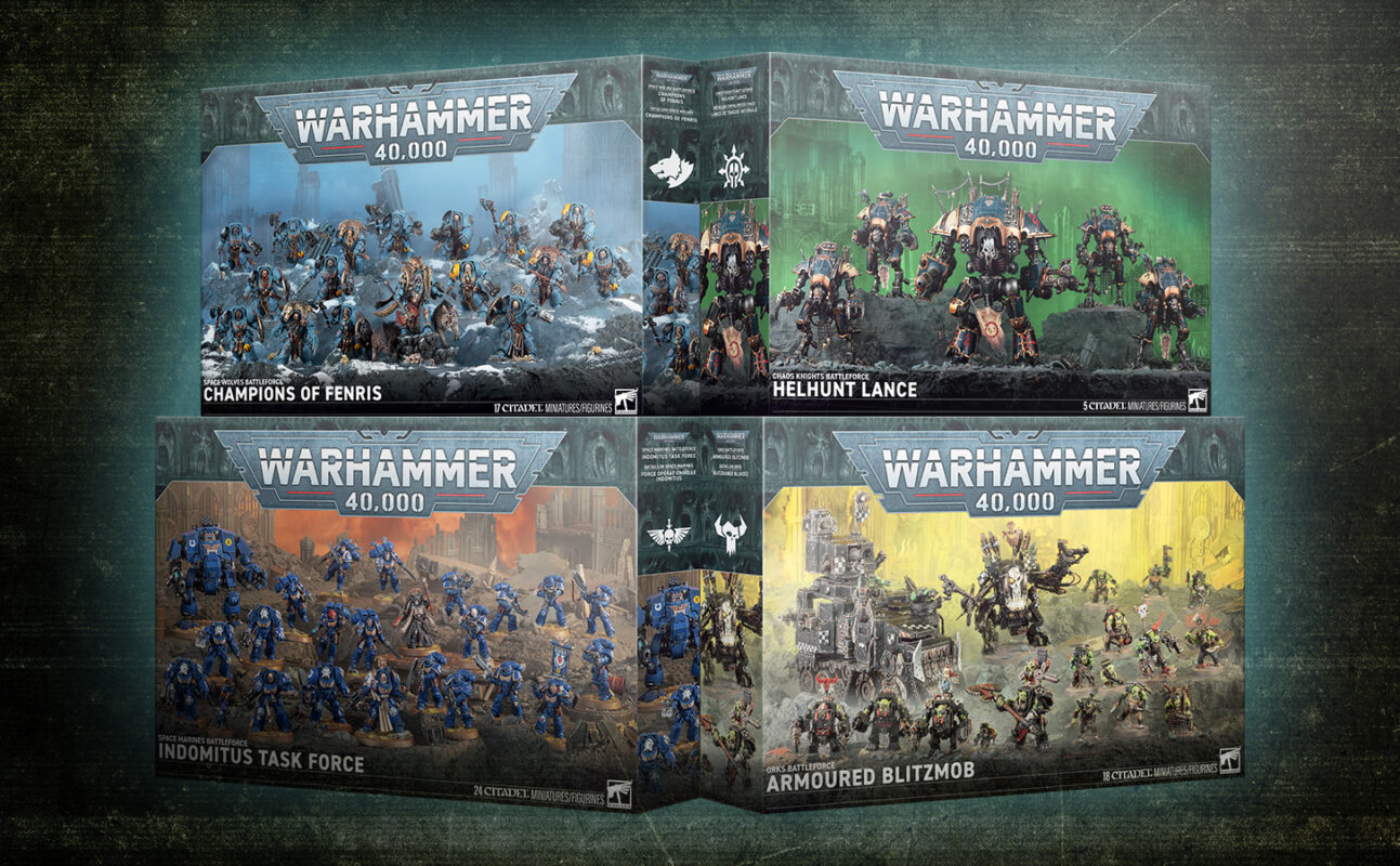 Cajas oficiales de Battleforces de Warhammer 40.000 para Navidad de 2026